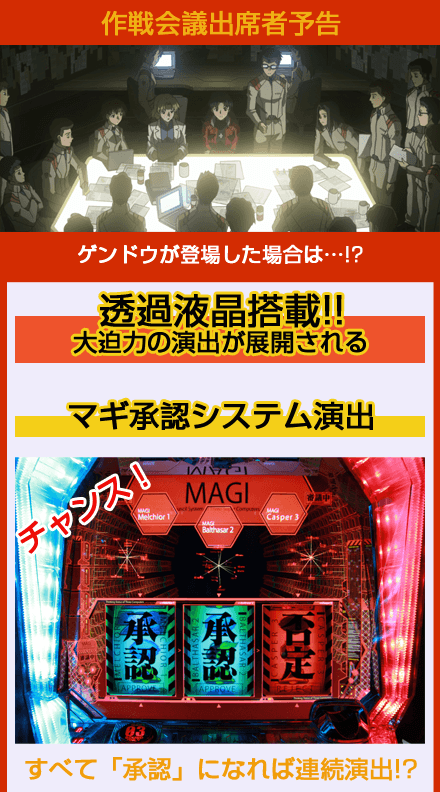 パチスロ「ヱヴァンゲリヲン～決意の刻～」