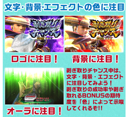 剥ぎ取りチャンス